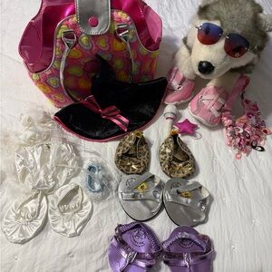 Build-a-Bear Husky Plush & Accessories